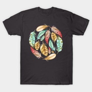 Feathers Design T-Shirt
